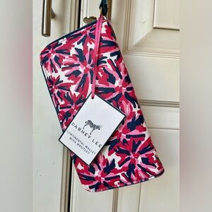 NWT Dabbey Lee wallet/wristlet combo. Colourful with Zebra motifs.